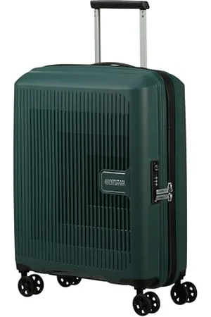 American Tourister Aerostep - Spinner S, Bagaglio a Mano Espandibile, 55 cm, 36/40 L, (Foresta Scura)