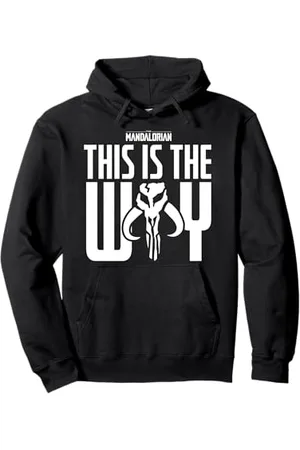 STAR WARS Mandalorian Large Mythosaur This Is The Way Felpa con Cappuccio