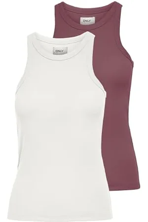ONLY Onllindsay-Canottiera Noos, Confezione da 2 Canotta, , XXS Donna