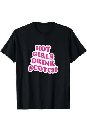 College Ragazze calde bevono scotch Maglietta