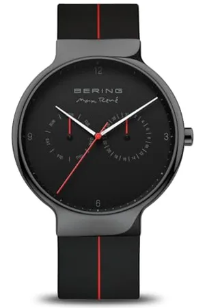 Bering Max René Collection - Orologio da Polso Analogico al Quarzo, con Cinturino in Silicone e Vetro Zaffiro