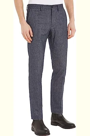 Tommy Hilfiger Pantaloni Uomo Chinos, Blu (Desert Sky), 29W / 34L