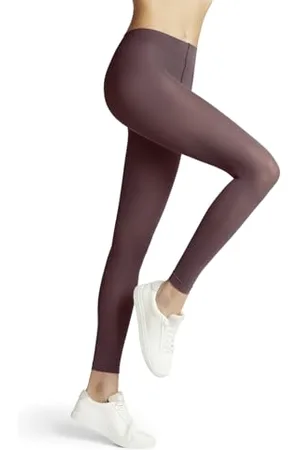 Falke Pure Matt 50 Den W Le Semicoprenti Tinta Unita, Leggings Donna, , M
