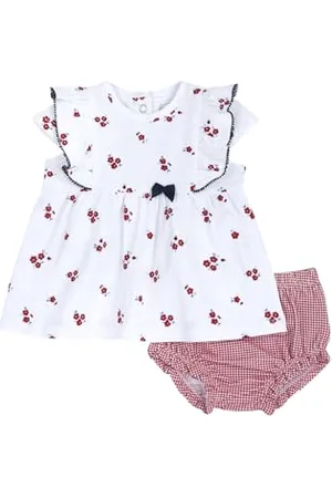 chicco Abito e Coulotte Neonata, in Tessuto Morbido e Leggero, Idee Regalo Nascita, Designed in Italy, Abbigliamento Neonata 0-24 Mesi