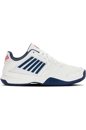K-Swiss Court Express HB, Scarpe da Tennis Uomo, White Blue Opal Lollipop, 40 EU