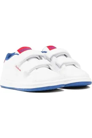 Reebok Rbk Royal Complete CLN 2.0 2V, Sneaker, White/BOUNDLESSBLUE/VECTORRED, 26.5 EU