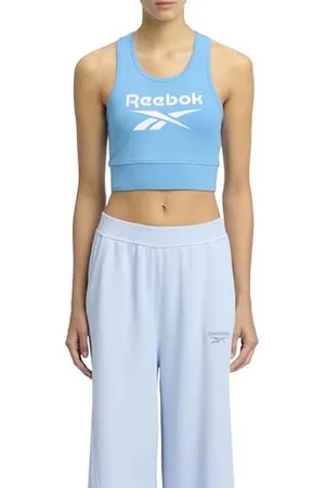 Reebok Identity Big Logo Cotton Bralette Reggiseno Sportivo, , S Donna