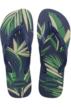 Havaianas Aloha, Infradito Da Uomo Comode, Resistenti Ed Estive, Suola Stampata A Foglie, Suola Antiscivolo