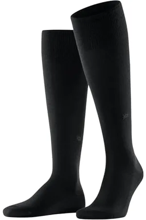 Burlington Leeds M Kh cotone lana al ginocchio tinta unita 1 paio, Calzini lunghi Uomo, , 40-46