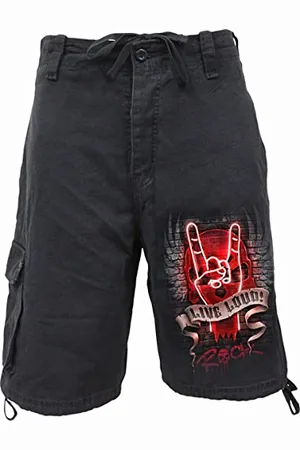 Spiral Live Loud Uomo Shorts M 100% Cotone vestibilità Abbondante