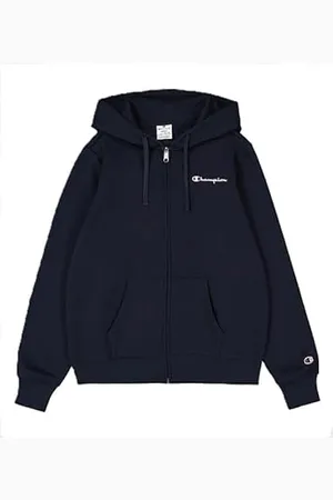 Champion Full Zip Hoodie Sweatshirt Felpa con Cappuccio, , XS Donna