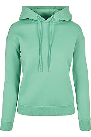 Urban classics Felpa con Cappuccio Donna Invernale, Pullover Caldo Manica Lunga, Maglione Pesante per Ragazza, Colore freshseed, Taglia 5XL
