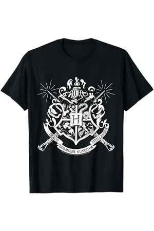 Harry Potter Hogwarts Badge Wands Maglietta