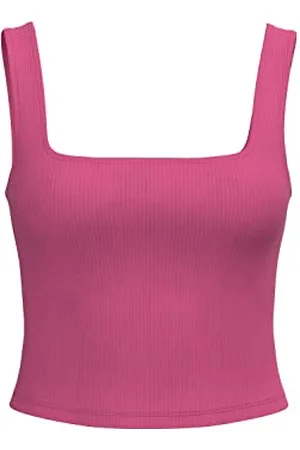 Pieces® PCNUKISA Cropped Tank Top Noos BC Vestaglia, , L Donna