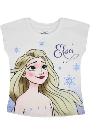Disney T-Shirt Bambina a Maniche Corte La Regina delle Nevi, , 8 Anni Unisex Kids
