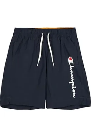 Champion Legacy Icons Beachshorts B-Crinkle Taslon Contrast Logo Costume a Pantaloncino, , 11-12 Anni Bambini e Ragazzi