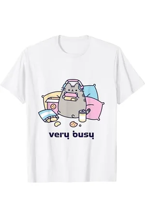 Pusheen Maglietta da gioco molto impegnata Maglietta