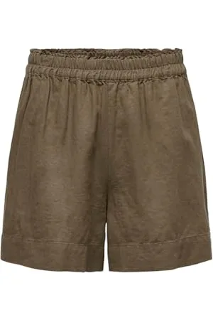 ONLY Onltokyo HW Linen Blend Shorts Pnt Noos Pantaloncini, , S Donna