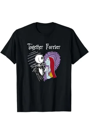 Disney The Nightmare Before Christmas Jack & Sally Together Maglietta