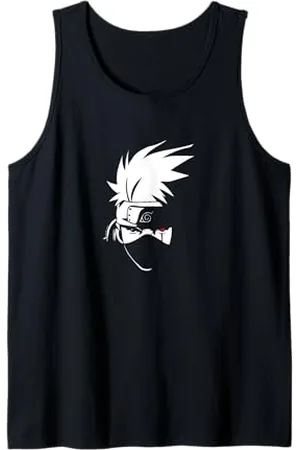 Naruto Shippuden Kakashi Head Anime Canotta