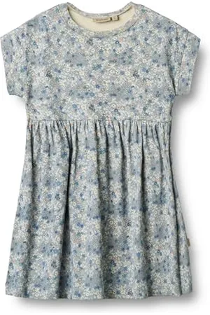 WHEAT Mädchen Jersey Kleid Sommerkleid S/S Emilie GOTS Zertifiziert Vestito da Gioco, , 128 Bambina