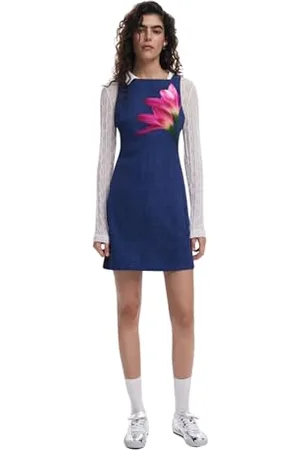 Desigual Vest_ginebra Vestito Casual, , S Donna