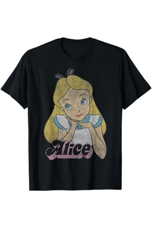 Disney Alice In Wonderland Big Alice Portrait Maglietta