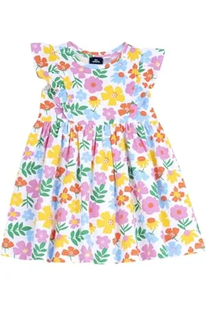 chicco Vestito Bambina, a Maniche Corte, in Morbido Cotone, Designed in Italy, Abbigliamento Bambina, Idee Regalo Bambina