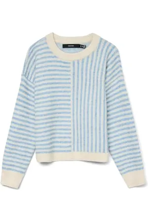 VERO MODA Vmuranus LS Oneck Ga BF-Pullover Cropped Maglione Lavorato a Maglia, , L Donna
