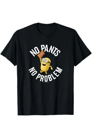 Minions Despicable Me Mark Streaking No Pants No Problem Maglietta