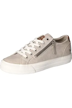 Mustang 1272-305-22, Scarpe da Ginnastica Basse Donna, Grigio (Hellgrau 22), 36 EU