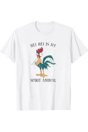 Disney Moana Hei Hei Is My Spirit Animal Portrait Maglietta