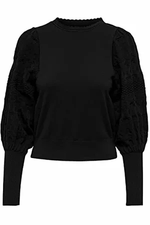 ONLY Onlmelita L/S O-Neck Pullover Knt Noos Maglione, , S Donna