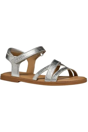 Geox J Sandal Karly Girl, Silver, 39 EU
