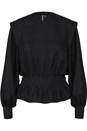 Pieces® Pcnilas LS Top Camicia a Maniche Lunghe, , XS Donna