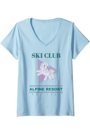 My Little Pony Donna Alpine Resort Maglietta con Collo a V