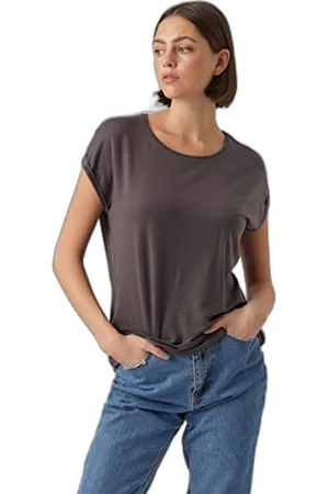 VERO MODA Ava Plain Short Sleeve T-shirt M