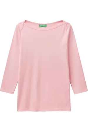 Benetton Maglia M/L 3GA2E16A1 T-Shirt, , XS Donna