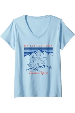 My Little Pony Donna Christmas Retreat Maglietta con Collo a V