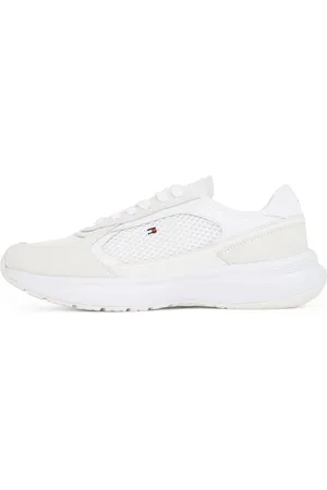 Tommy Hilfiger Donna Sneakers Runner Sporty Profilo Basso, (White), 41