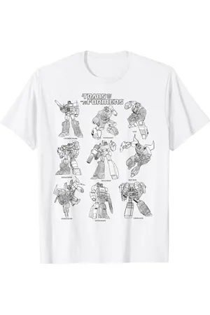 TRANSFORMERS Sketches Stack Maglietta