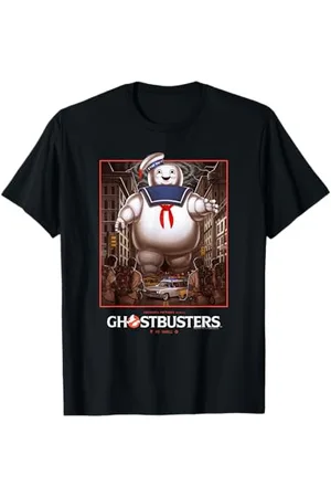 Ghostbusters Acchiappafantasmi contro poster stay pufft Maglietta