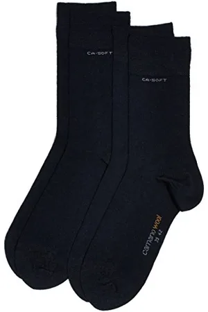 Camano 3242 Calze, (Blau (Navy 4), (Taglia Produttore: 43/46) (Pacco da 2) Uomo