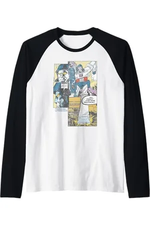 TRANSFORMERS Megatron Comic Maglia con Maniche Raglan