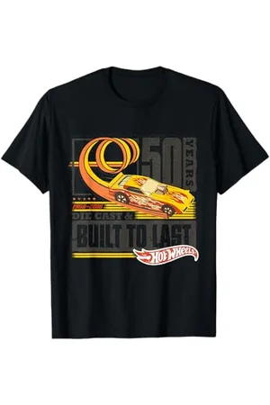 Hot Wheels T-shirt da uomo, ufficiale, 50 anni Maglietta