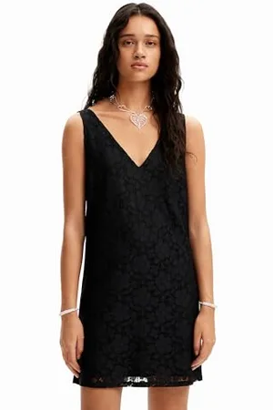 Desigual Vest_Pizzo Vestito, , S Donna