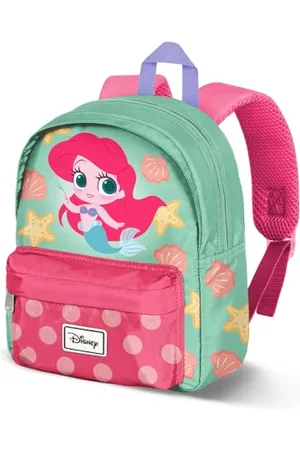 Disney Ariel Fork-Zainetto Prescolare Joy, Verde, 22 x 27 cm, Capacità 5 L