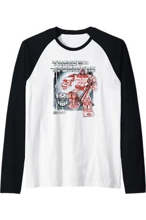 TRANSFORMERS Superion Box Maglia con Maniche Raglan