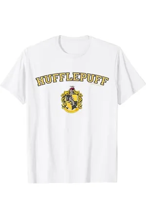 Harry Potter Varsity Hufflepuff Crest Maglietta