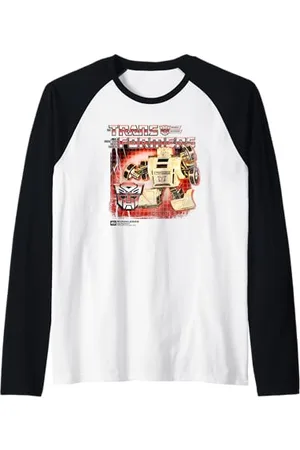 TRANSFORMERS Bumblebee Box Maglia con Maniche Raglan